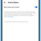 Screenshot of Facebook Messenger